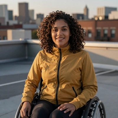 Photo of Maya - Wheelchair user member of LimitlessLove